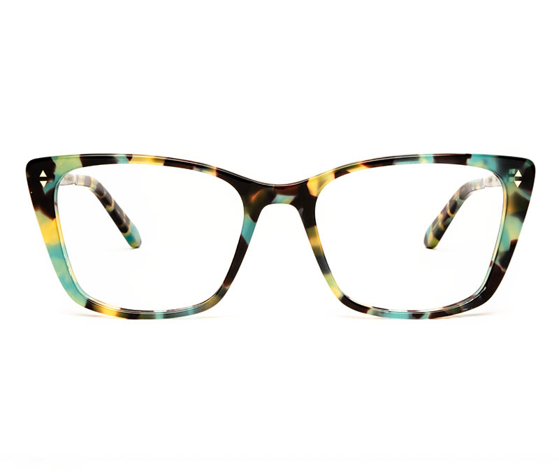 Alexis Amor Dana frames in Turquoise Tortoise