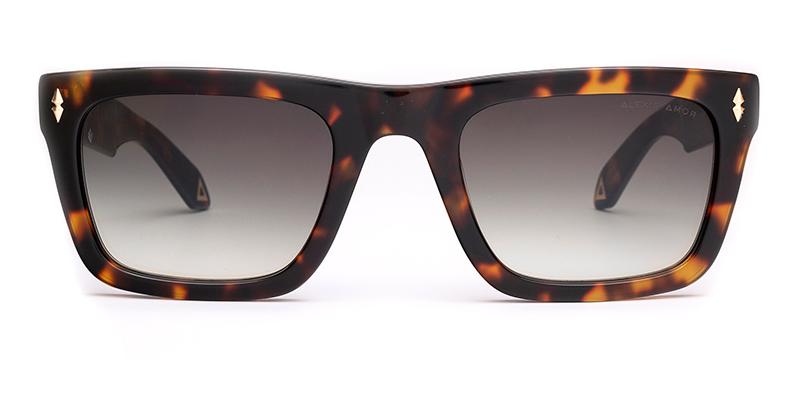 Amor Optical Dylan sunglasses in Deep Dark Tortoise