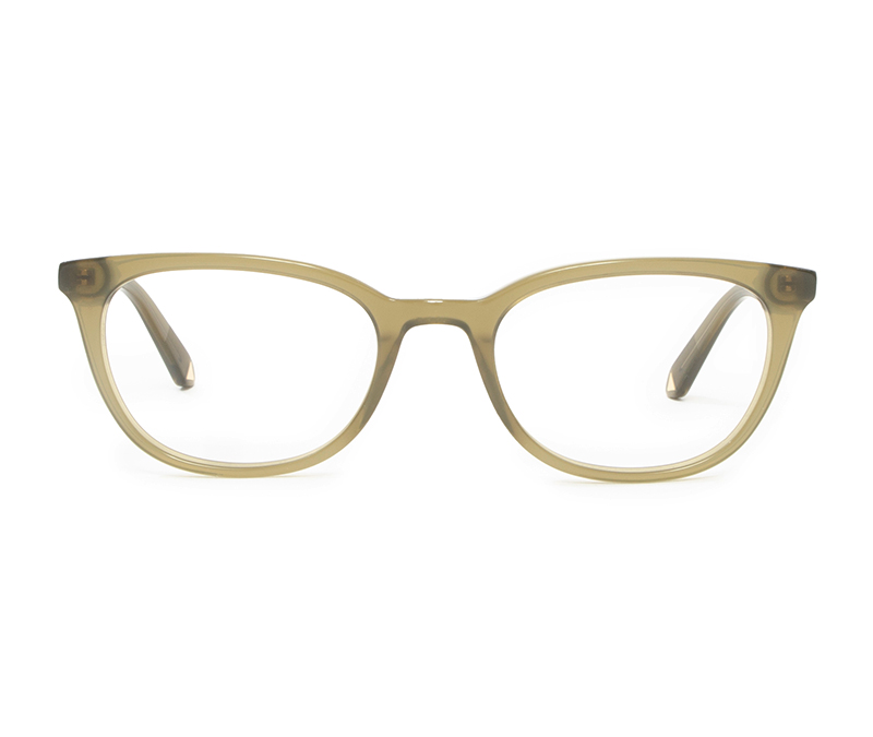 Alexis Amor Eden frames in Opaque Olive Glow 