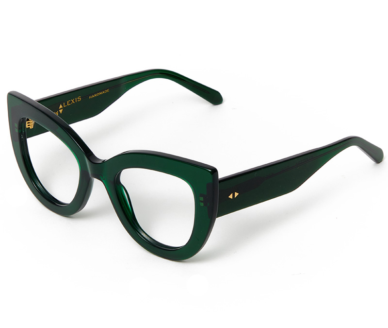 Alexis Amor Electra frames in Deepest Darkest Emerald