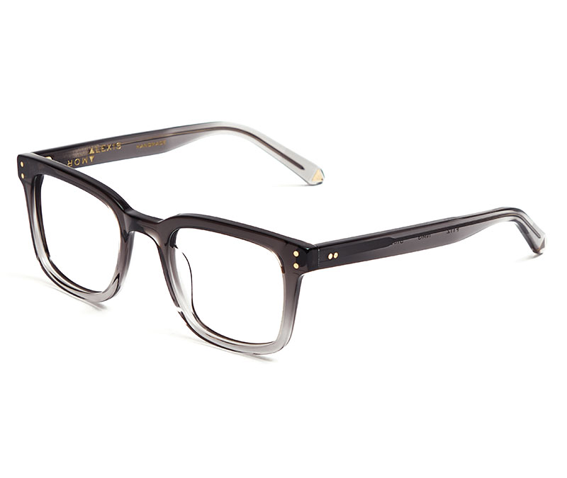 Alexis Amor Fitz frames in Night Mist Grey