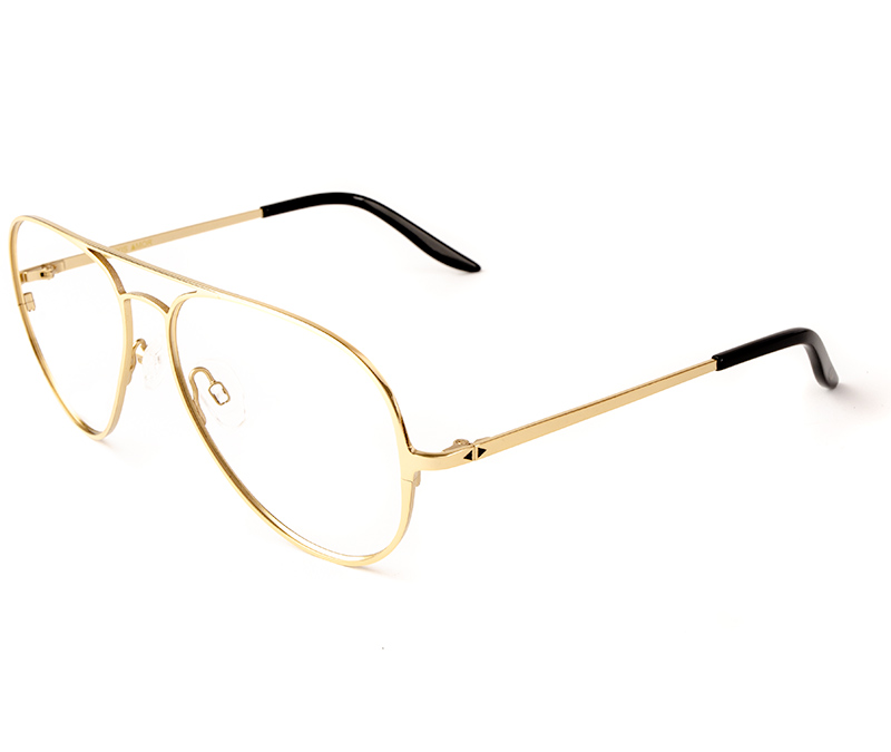Alexis Amor Forde frames in Mirror Gold