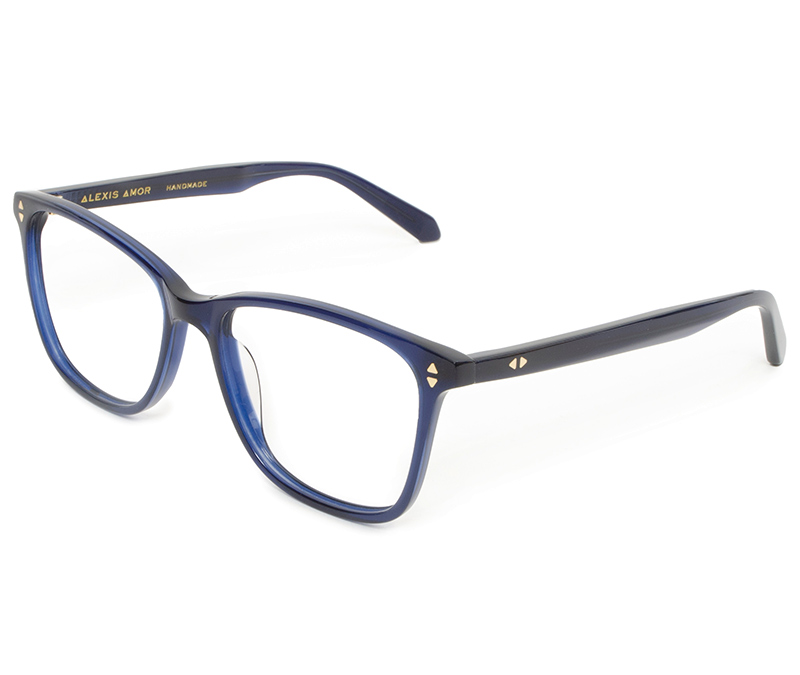 Alexis Amor Gigi frames in Deepest Cobalt Blue