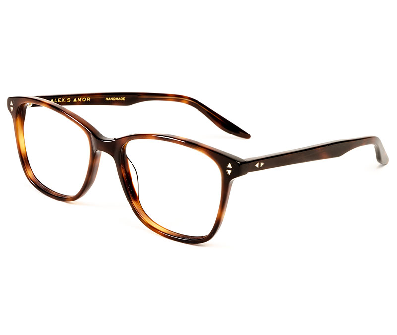 Alexis Amor Gigi frames in Warm Havana Glow