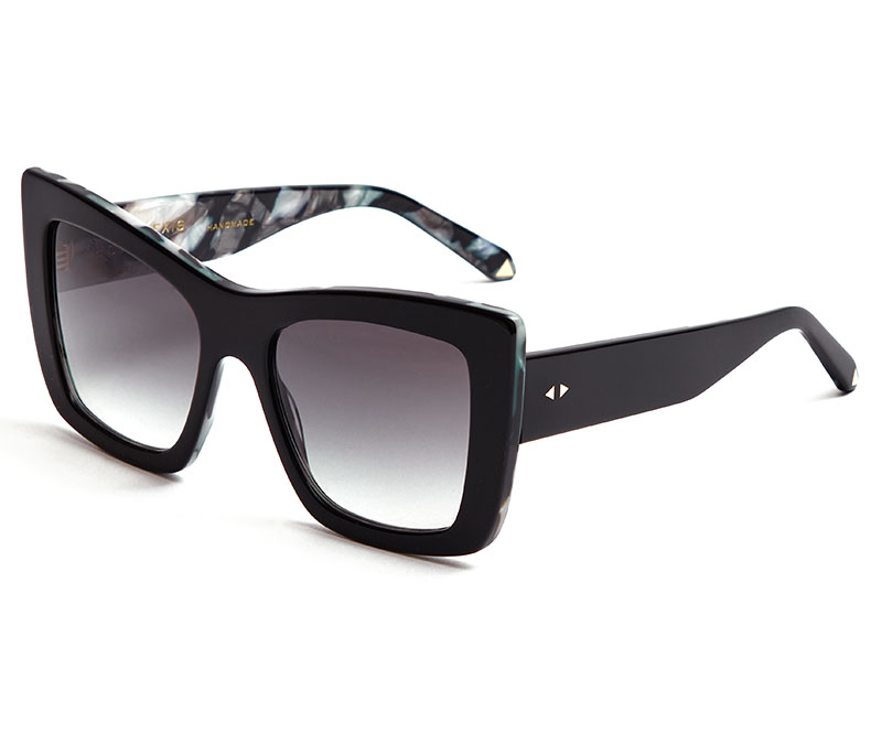 Alexis Amor Grace sunglasses in Gloss Piano Black + Marble