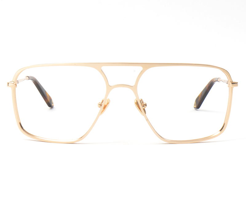 Alexis Amor Gus frames in Mirror Gold