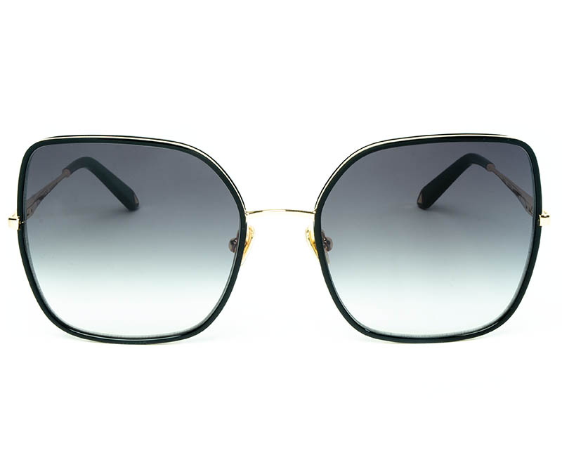 Alexis Amor India sunglasses in Mirror Gold Gloss Black