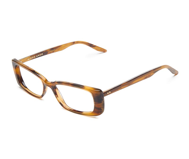 Alexis Amor Iris SALE frames in Brown Mid Stripe