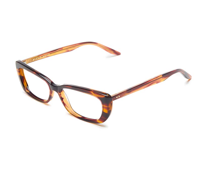 Alexis Amor Ivy SALE frames in Smooth Caramel Stripe