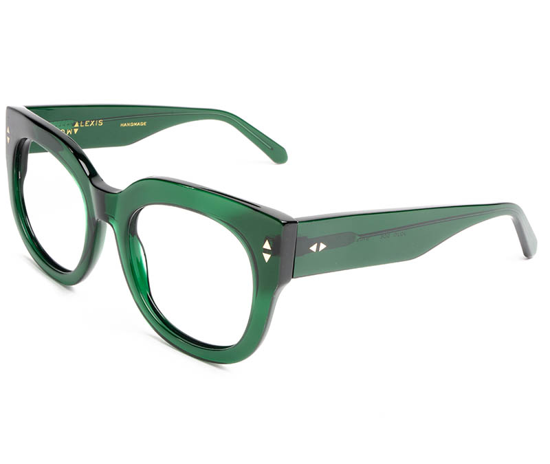 Alexis Amor Jojo frames in Deepest Dark Emerald