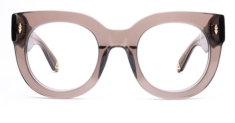 Alexis Amor Jojo III frames in Brownstone Grey