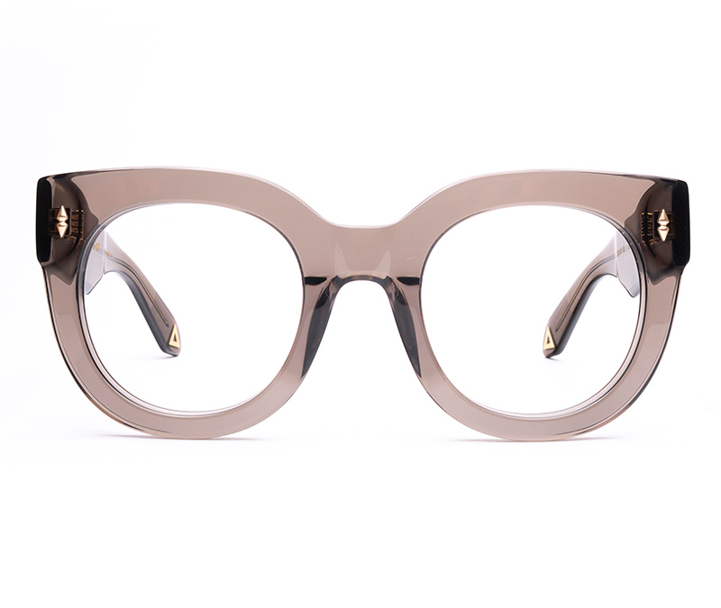 Amor Optical Jojo III frames in Brownstone Grey