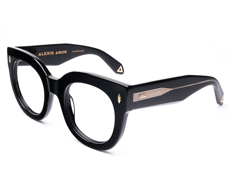 Amor Optical Jojo III frames in Grand Piano Black