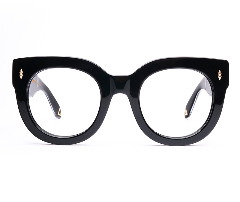 Amor Optical Jojo III frames in Grand Piano Black
