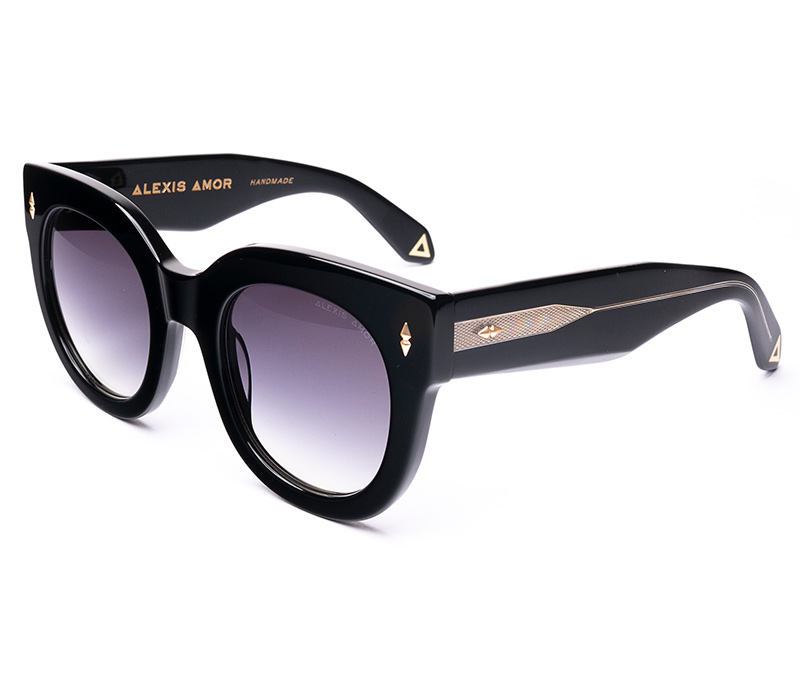 Amor Optical Jojo III sunglasses in Grand Piano Black