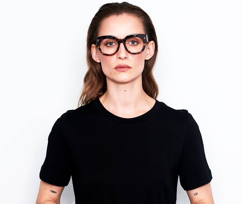 Alexis Amor Jojo frames in Opal Tortoise