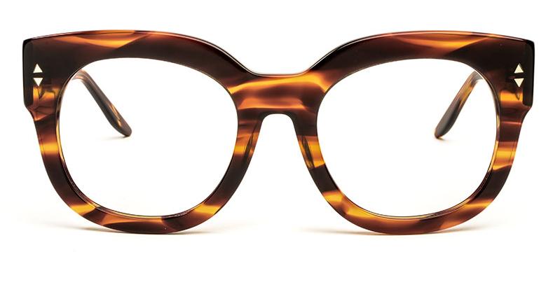 Alexis Amor Jojo frames in Smooth Caramel Stripe