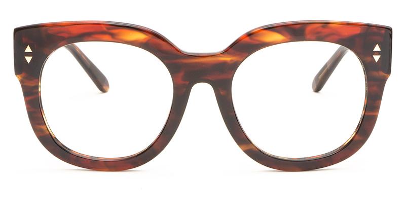 Alexis Amor Jojo X frames in Caramel Havana Stripe