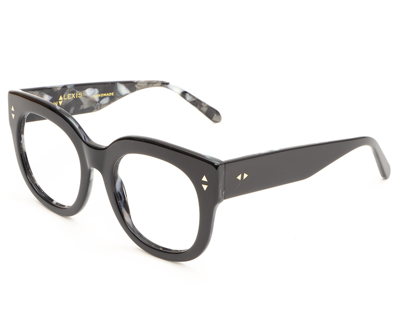 Alexis Amor Jojo X frames in Gloss Piano Black + Marble