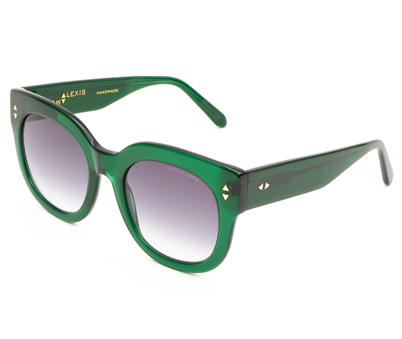 Alexis Amor Jojo X sunglasses in Deepest Darkest Emerald
