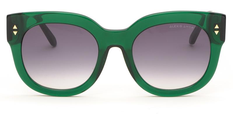 Alexis Amor Jojo X sunglasses in Deepest Darkest Emerald