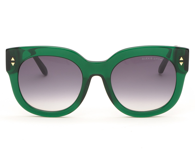Alexis Amor Jojo X sunglasses in Deepest Darkest Emerald