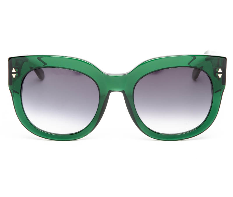Alexis Amor Jojo sunglasses in Deepest Dark Emerald