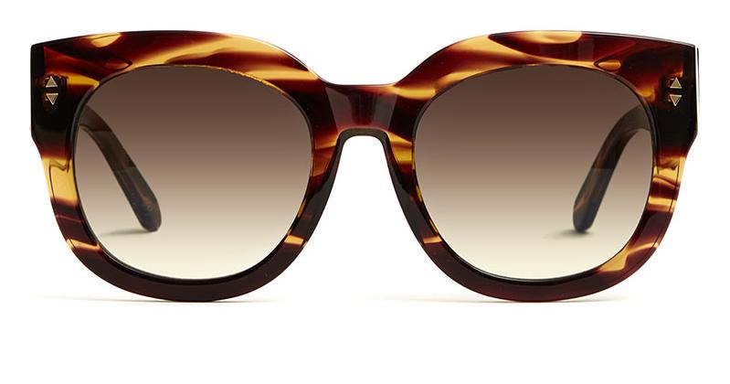 Alexis Amor Jojo frames in Smooth Caramel Stripe