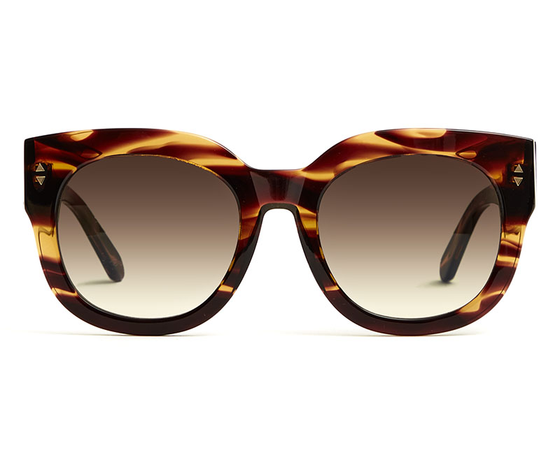Alexis Amor Jojo sunglasses in Smooth Caramel Stripe
