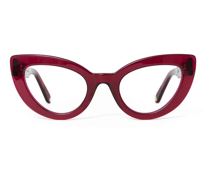 Alexis Amor Juno frames in Dark Cherry Red