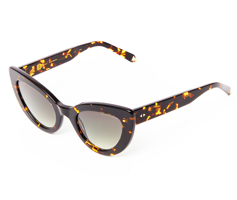 Alexis Amor Juno sunglasses in Amber Fleck