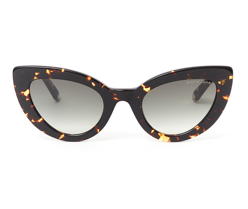 Alexis Amor Juno sunglasses in Amber Fleck