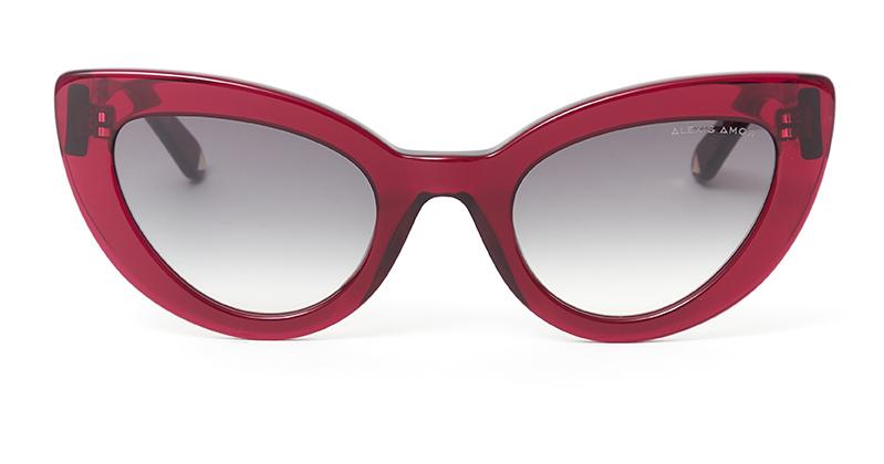 Alexis Amor Juno frames in Dark Cherry Red