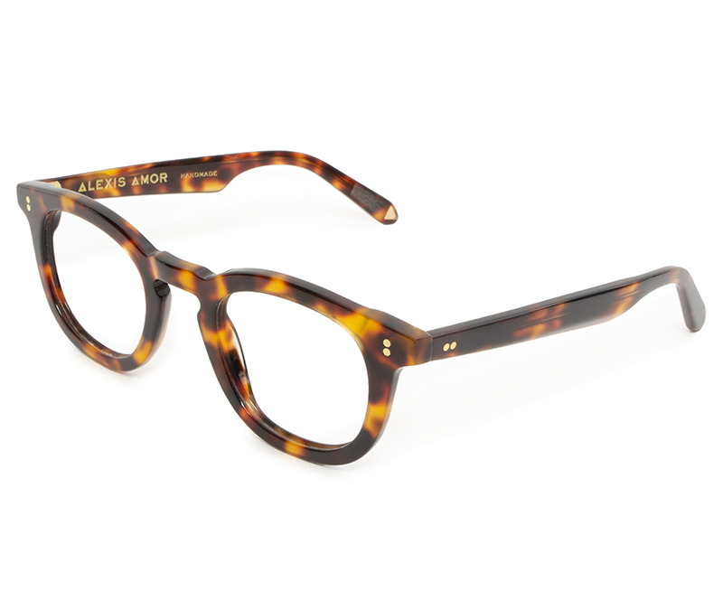 Alexis Amor Kent frames in Deep Dark Tortoise