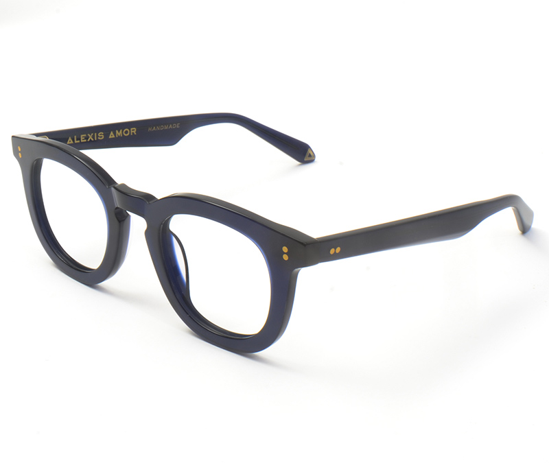 Alexis Amor Kent frames in Deepest Cobalt