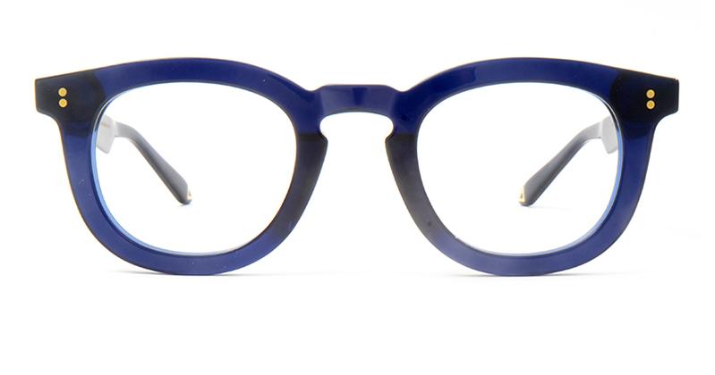 Alexis Amor Kent frames in Deepest Cobalt