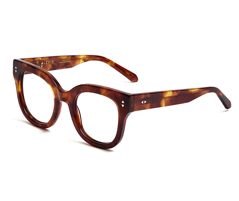 Alexis Amor Kiki frames in Super Luxe Havana