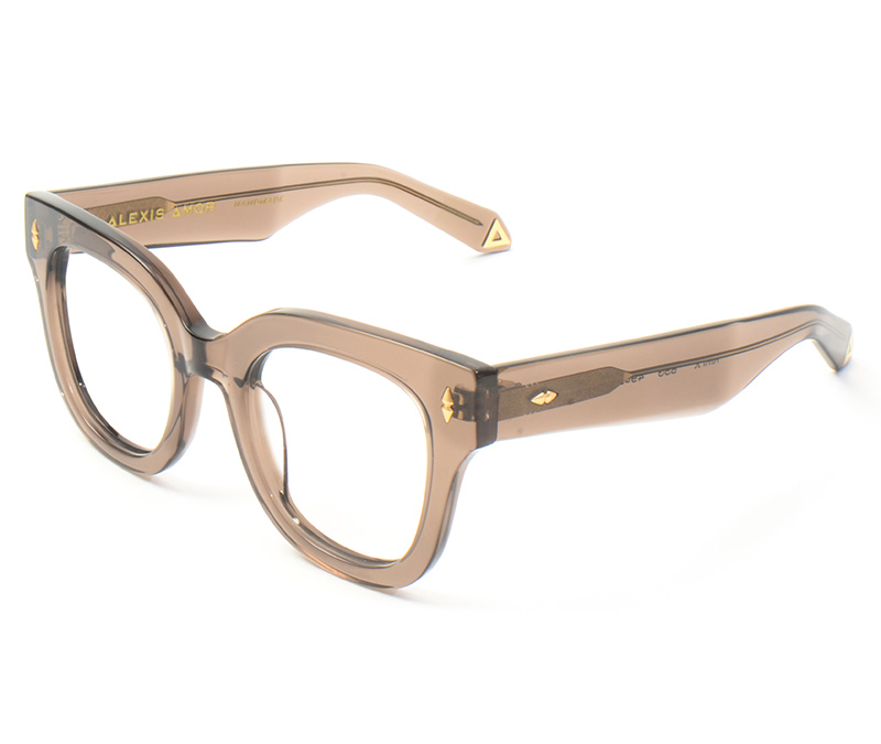 Alexis Amor Kiki X frames in Brownstone Grey