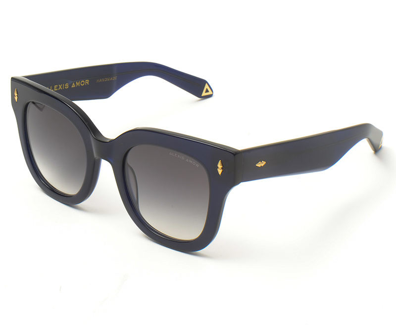 Alexis Amor Kiki X sunglasses in Deepest Cobalt