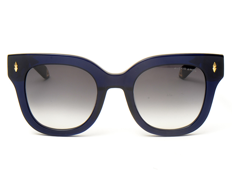 Alexis Amor Kiki X sunglasses in Deepest Cobalt