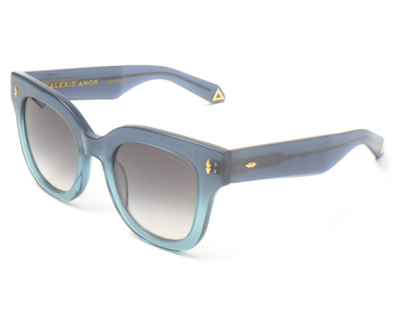 Alexis Amor Kiki X sunglasses in Turquoise Sunset