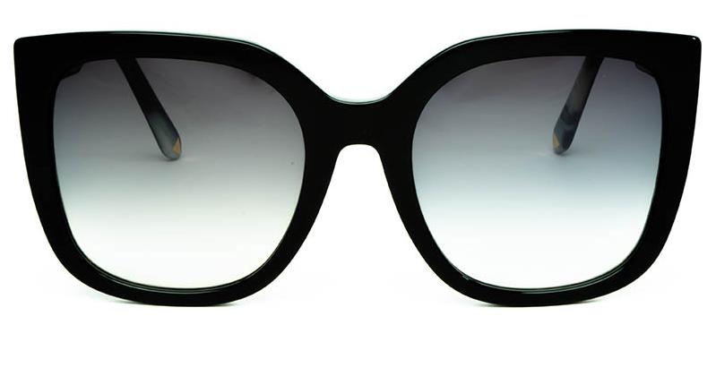 Alexis Amor Orla frames in Gloss Piano Black + Marble