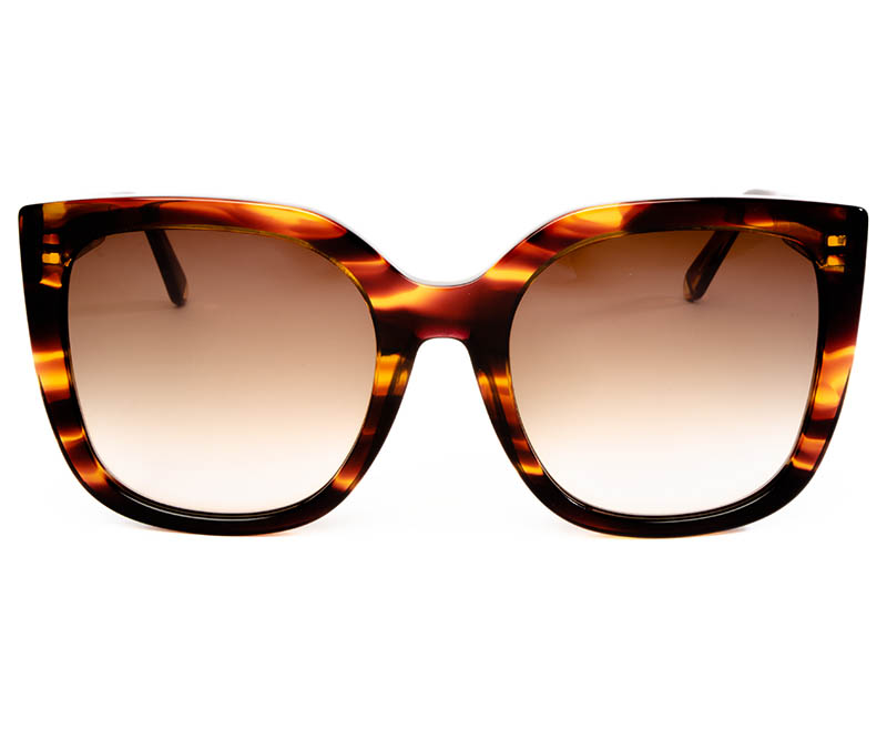 Alexis Amor Orla sunglasses in Smooth Caramel Stripe