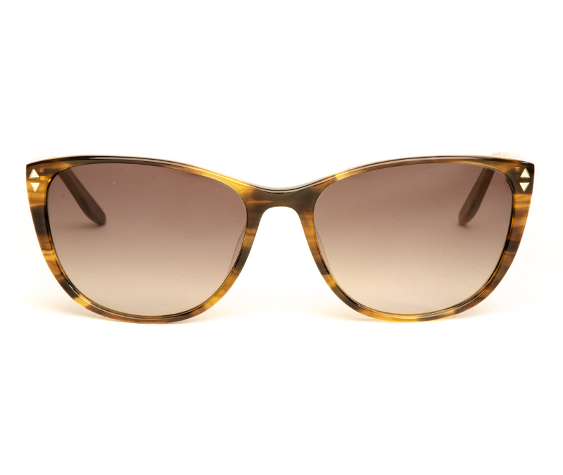 Alexis Amor Lola sunglasses in Brown mid Stripe