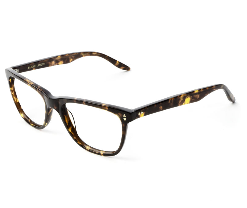 Alexis Amor Luce SMALL frames in Autumn Chestnut Havana