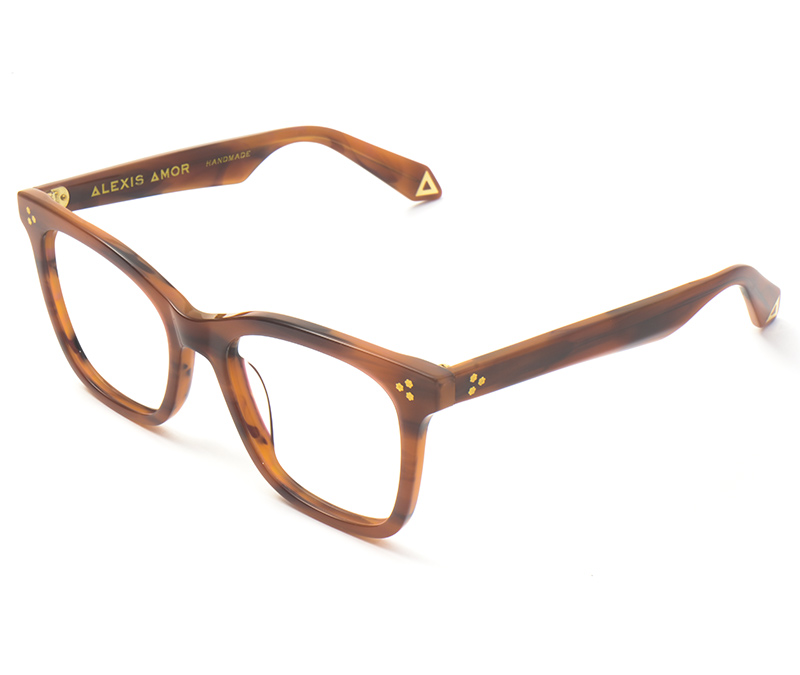 Alexis Amor Luna frames in Deep Bengal Stripe