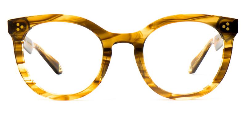 Alexis Amor Mabel frames in Smoky Cedar Drift