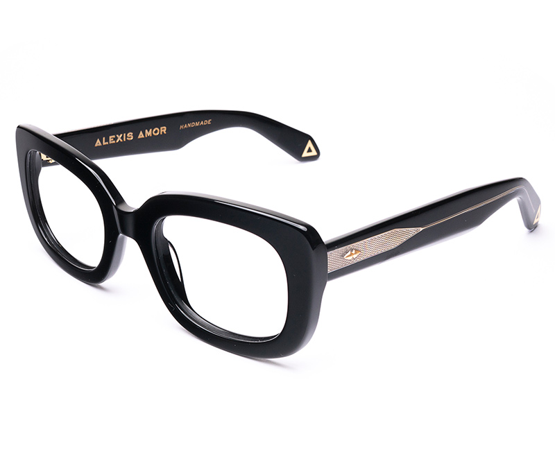 Amor Optical Maude frames in Grand Piano Black