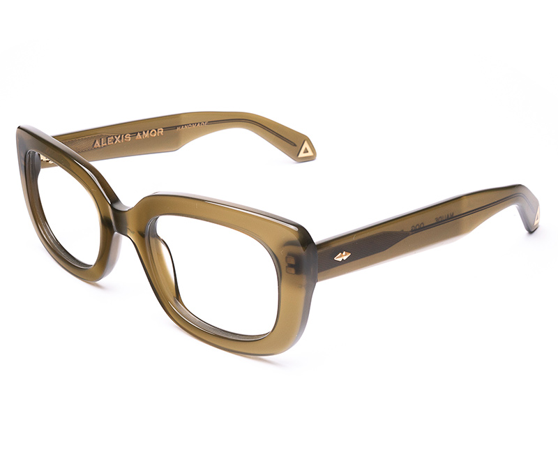 Amor Optical Maude frames in Opaque Olive Glow