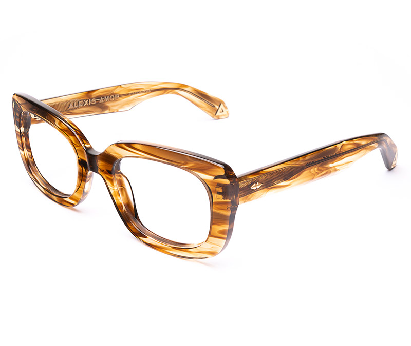 Amor Optical Maude frames in Smokey Cedar Drift